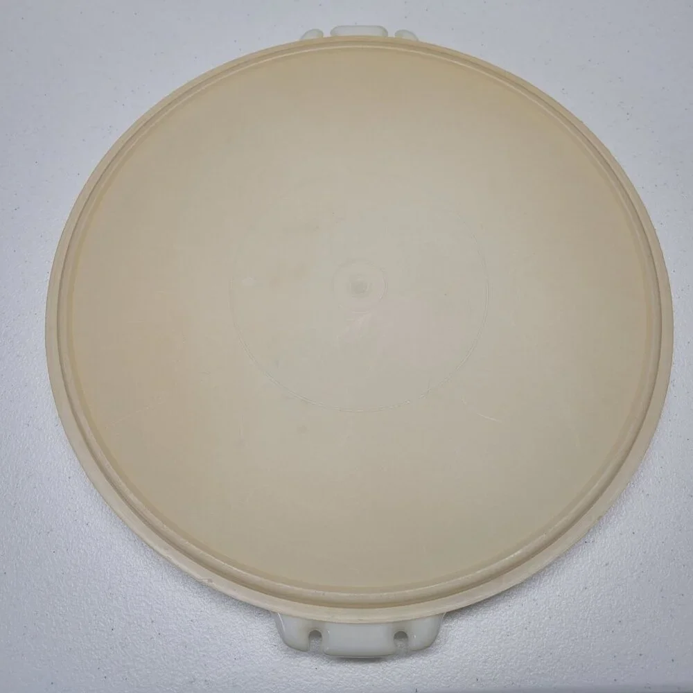 Tupperware 405 Large Round‎ Snack Server Lid Vintage 12 Inch